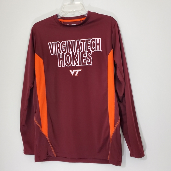 Champion Virginia Tech Hokies Longsleeve Shirt, Size Medium - Picture 1 of 10